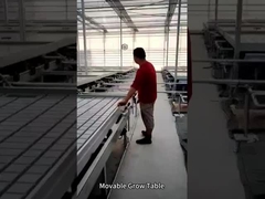 Banco móvel de mesa de crescimento de vazante e fluxo