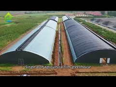 Estufa de filme de arco com rede de sombreamento