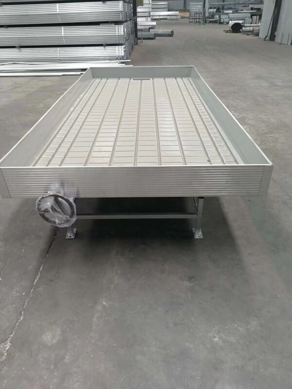 Cresça o banco de Tray Rolling Ebb And Flow da inundação da tabela para a plântula da estufa da flor