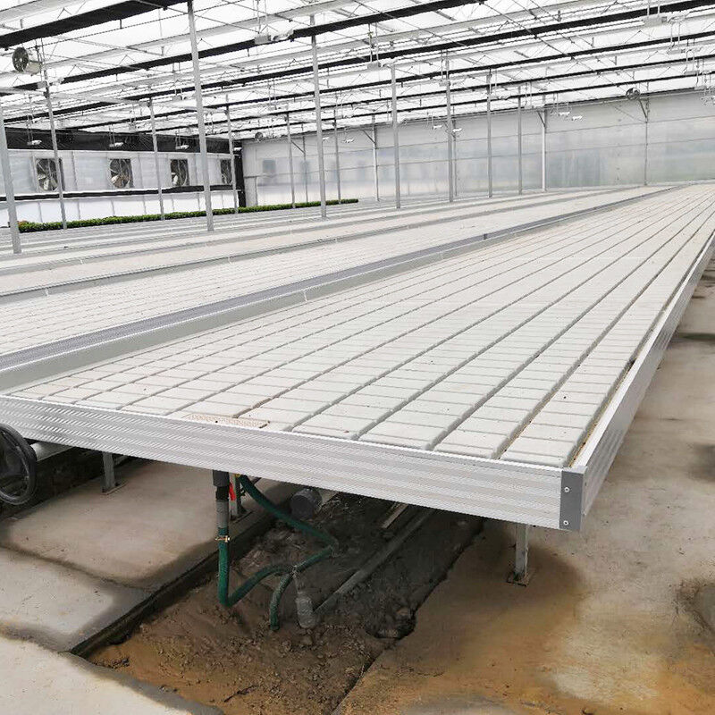 Ebb Flow Custom Double Layers Flood Grow Table Seedbed Rolling Bench Móvel e adequado para flores